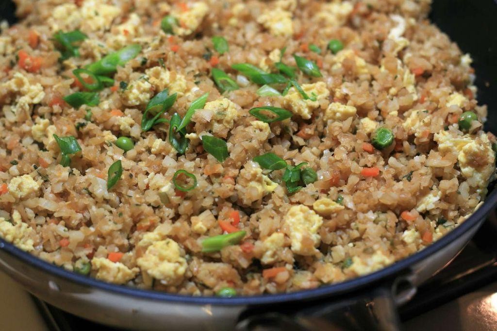 Cauliflower Rice Stir-Fry with Soy Sauce