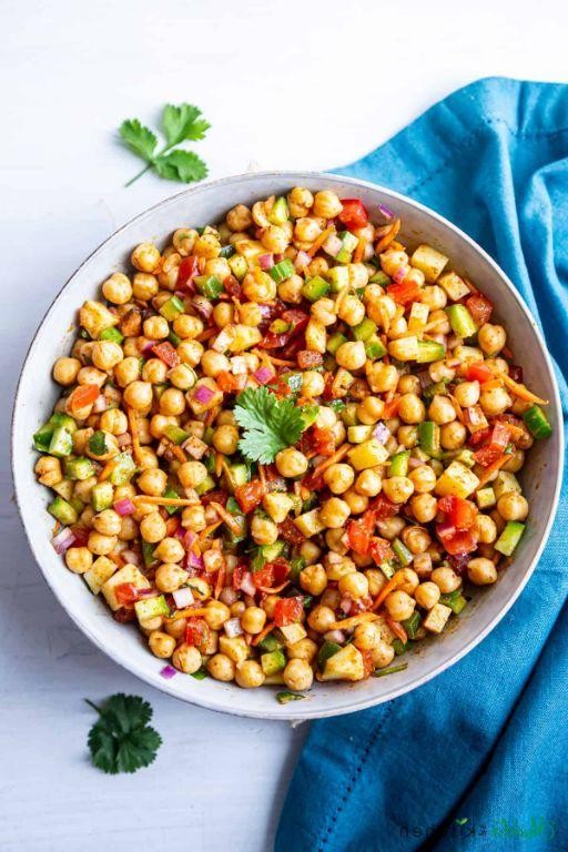 Chana Dal Salad with Lemon Dressing