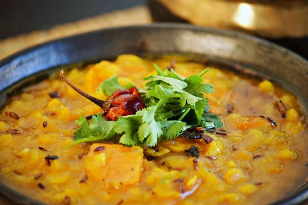 Chana Dal and Pumpkin Curry