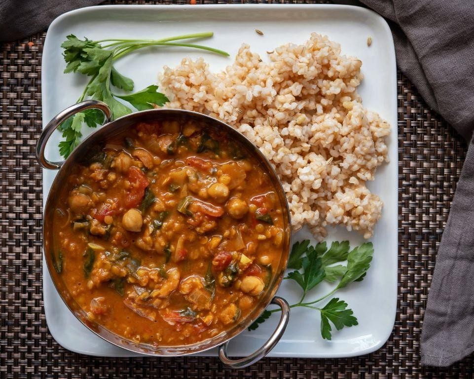 Chana Dal with Coconut Milk