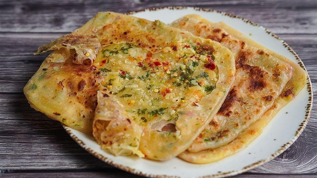 Cheese Garlic Paratha (Melted Cheese and Garlic Paratha)