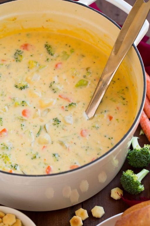 Cheesy Broccoli Potato Soup