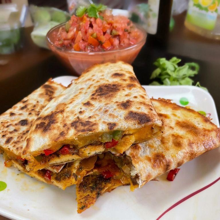 Cheesy Chicken Quesadilla