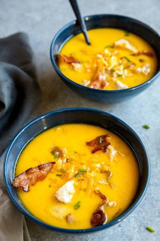 Cheesy Keto Bacon Soup