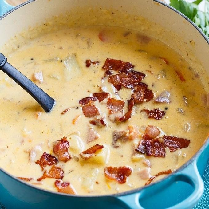 Cheesy Potato and Ham Chowder