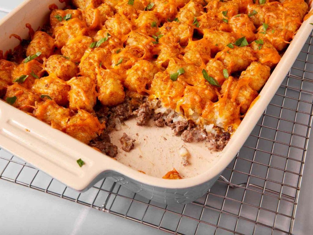 Cheesy Tater Tot Casserole