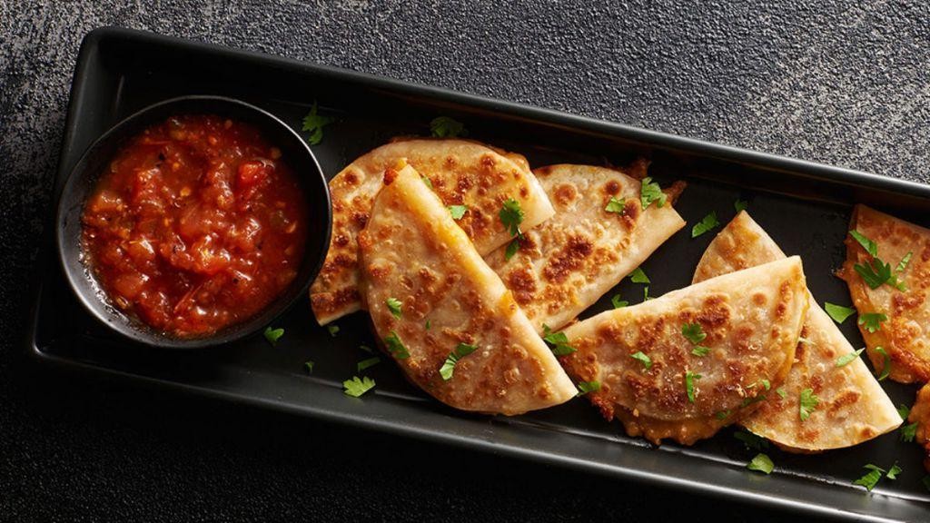 Cheesy Wonton Wrapper Quesadillas