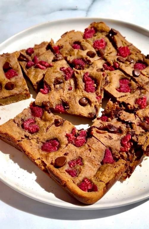 Cherry Protein Blondies