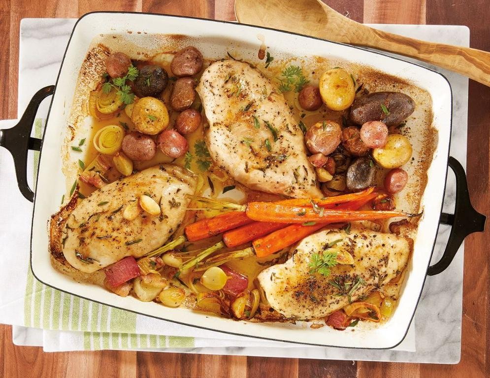 Chervil and Herb Roasted Chicken
