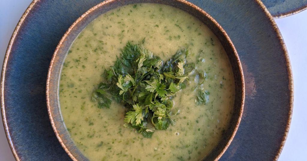 Chervil and Leek Soup