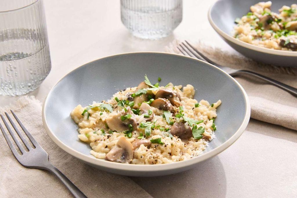 Chervil and Mushroom Risotto