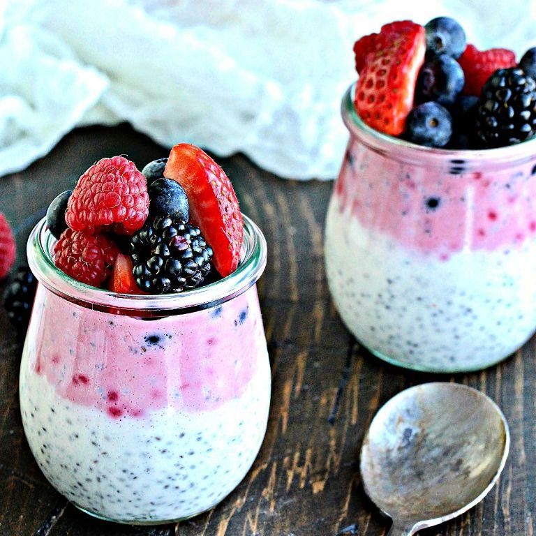 Chia Pudding with Fresh Berries