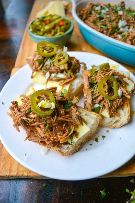 Chicago Beef Sandwich with Pickled Jalapeños