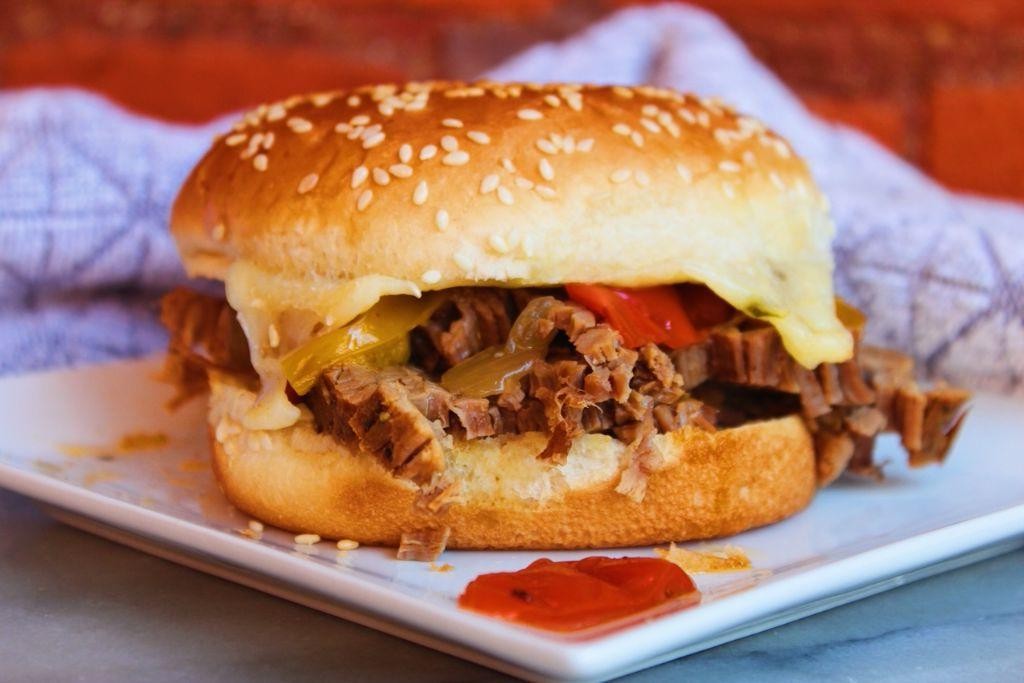 Chicago Beef and Cheddar Cheese Melt