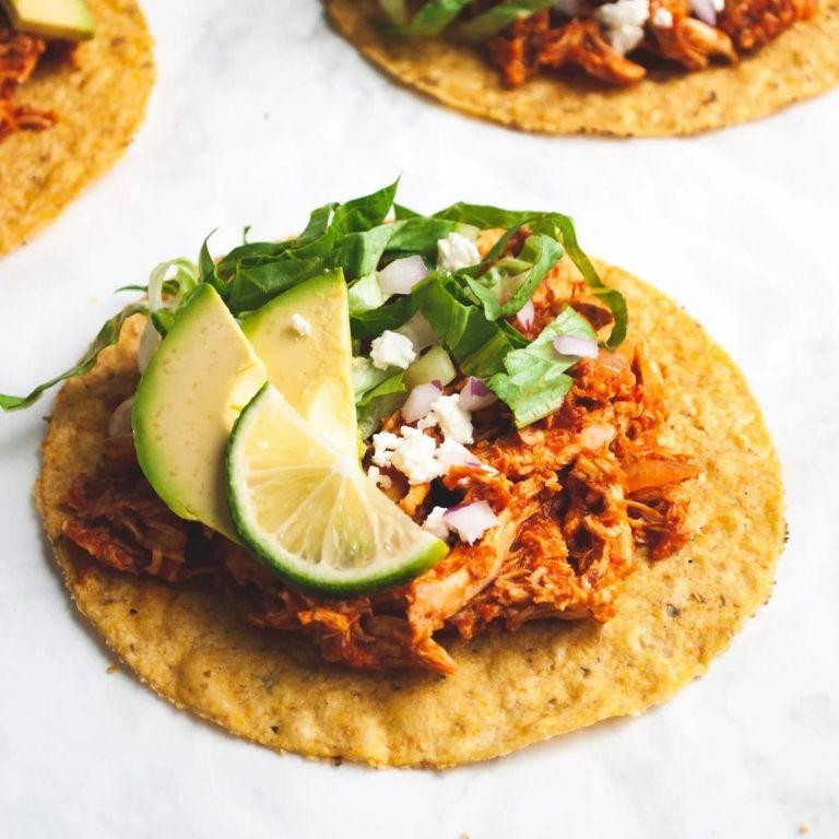 Chicken Tinga Tostadas