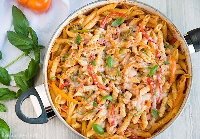 Chicken and Bell Pepper Pasta