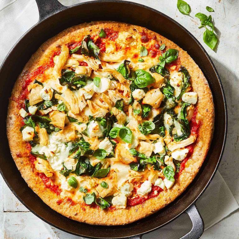 Chicken and Bell Pepper Pizza