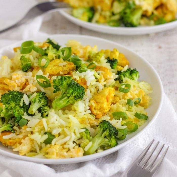Chicken and Broccoli Fried Rice