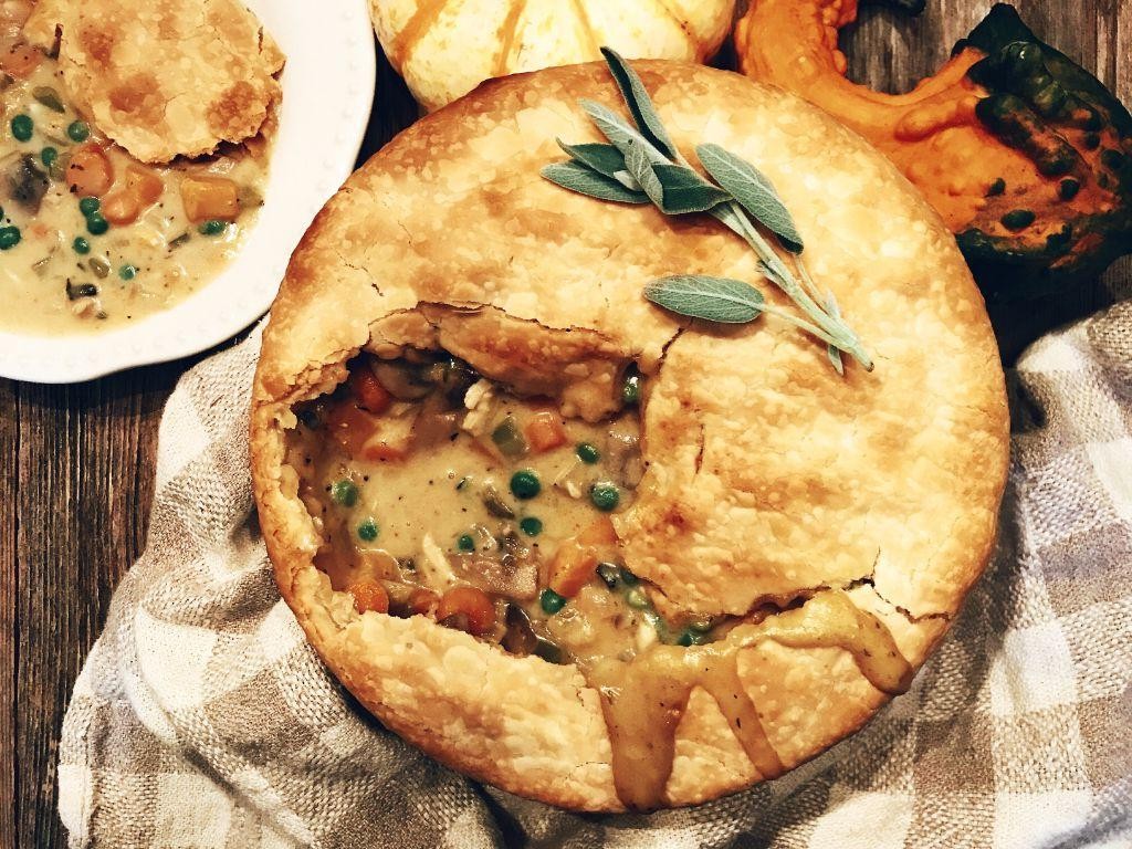 Chicken and Butternut Squash Pot Pie