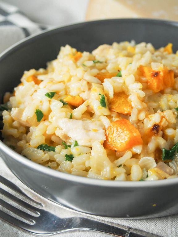 Chicken and Butternut Squash Risotto