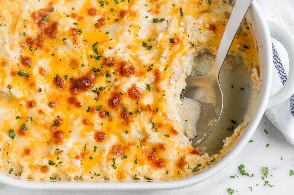 Chicken and Cauliflower Rice Casserole