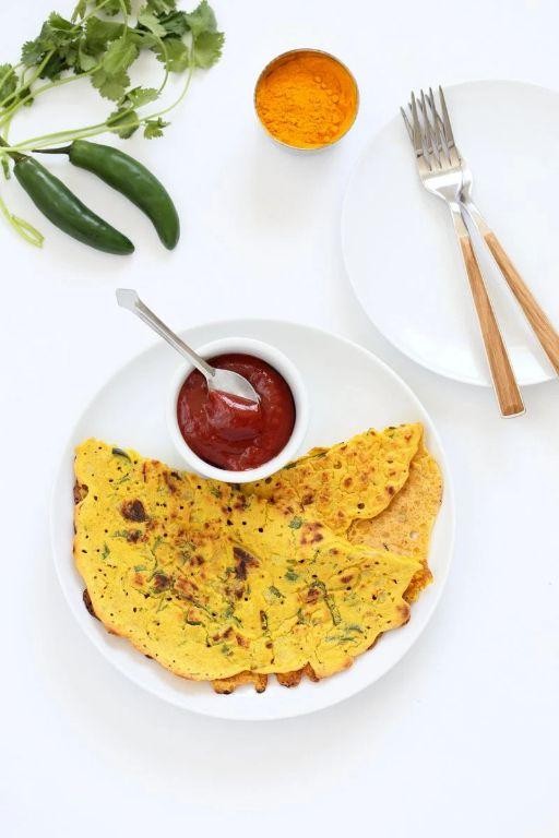 Chickpea Flour Pancakes (Besan Chilla)