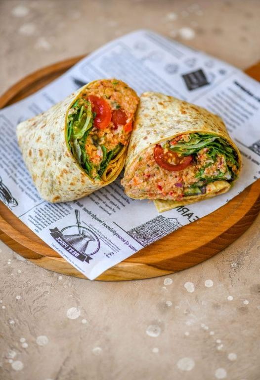 Chickpea Salsa Wrap