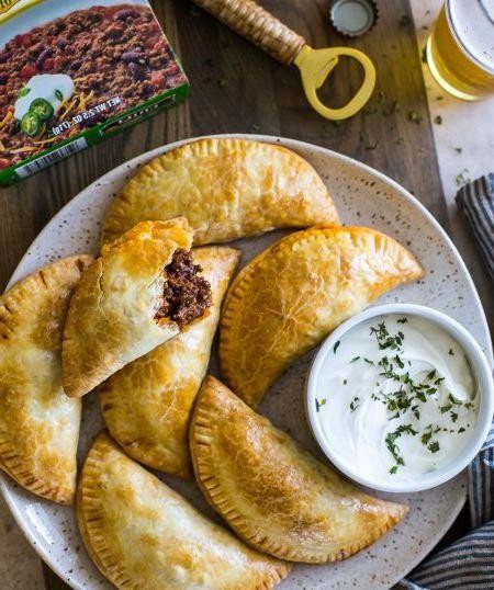 Chili Colorado Empanadas with Flaky Crust