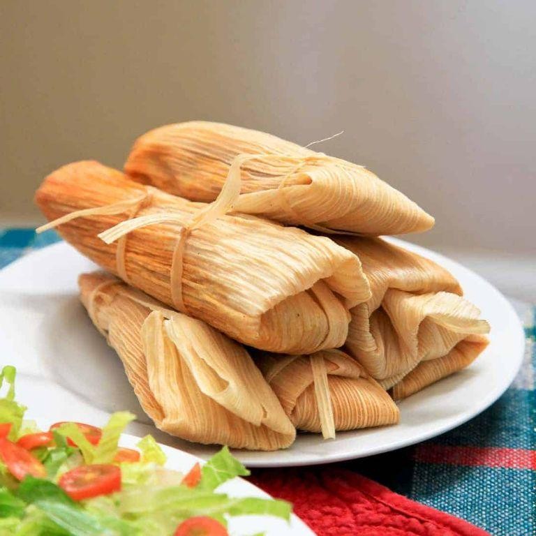 Chili Colorado Tamales with Masa Dough