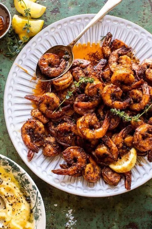 Chili honey butter shrimp