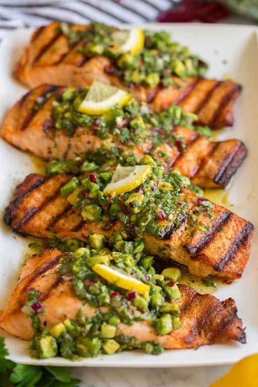 Chimichurri Grilled Salmon