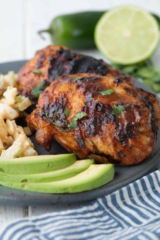 Chipotle Lime BBQ Chicken Thighs