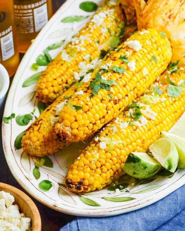 Chipotle Lime Salt-Crusted Corn on the Cob