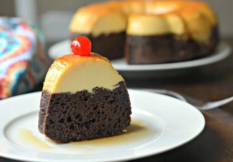 Choco Flan Cheesecake Fusion