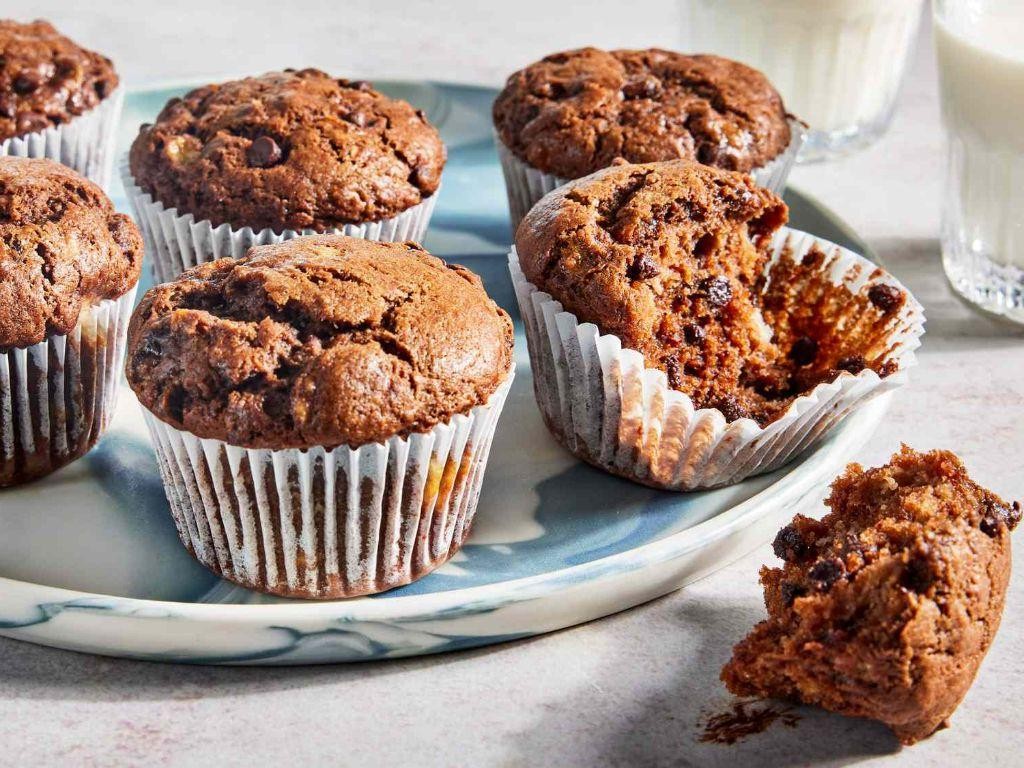 Chocolate Banana Muffins