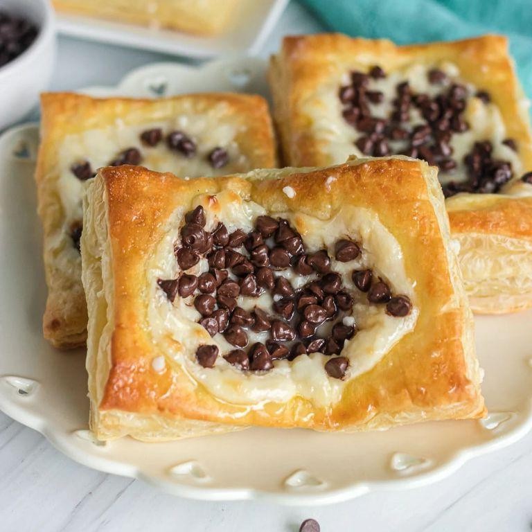 Chocolate Chip Cream Cheese Danish
