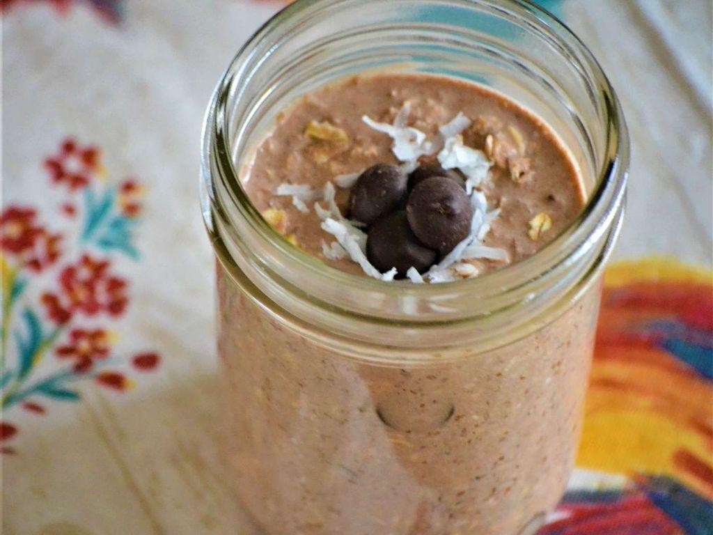 Chocolate Coconut Overnight Oats