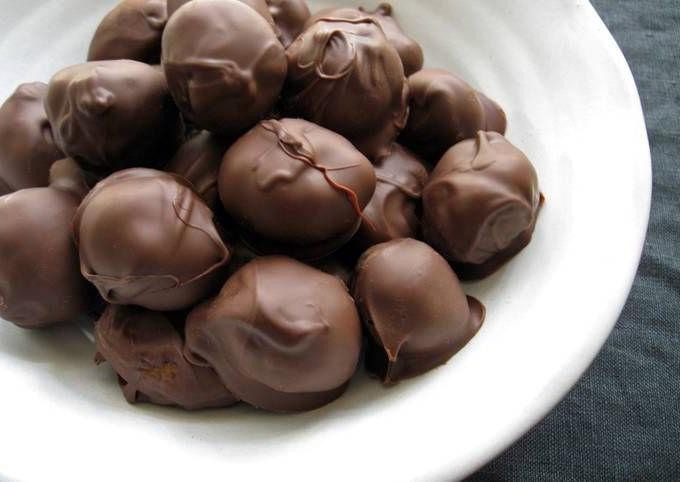 Chocolate Drizzled Roasted Chestnuts