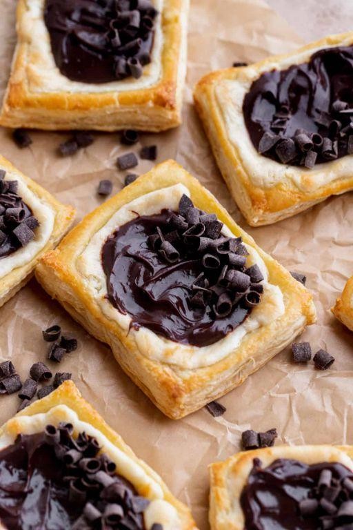 Chocolate Hazelnut Cheese Danish