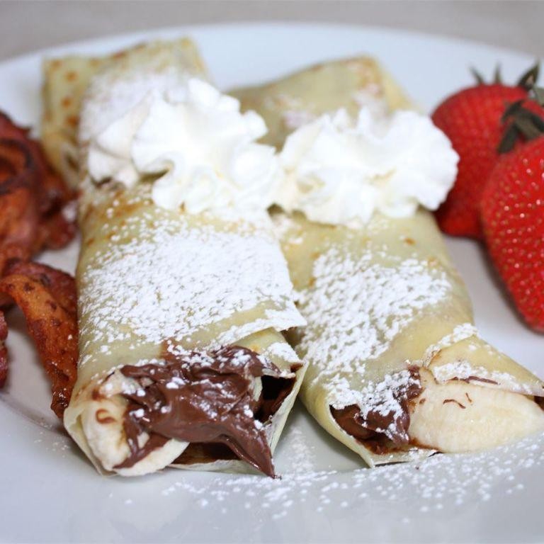 Chocolate Hazelnut Protein Crepes