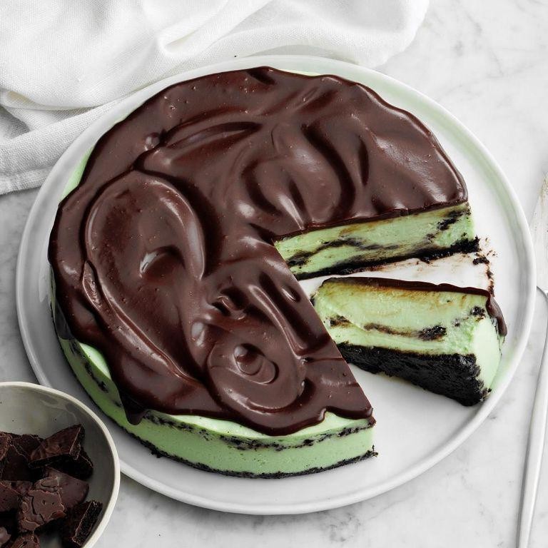 Chocolate Mint Cheesecake