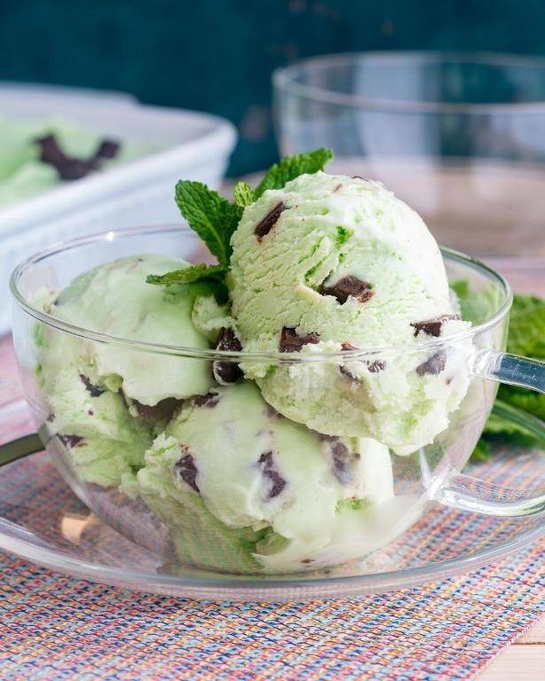 Chocolate Mint Ice Cream