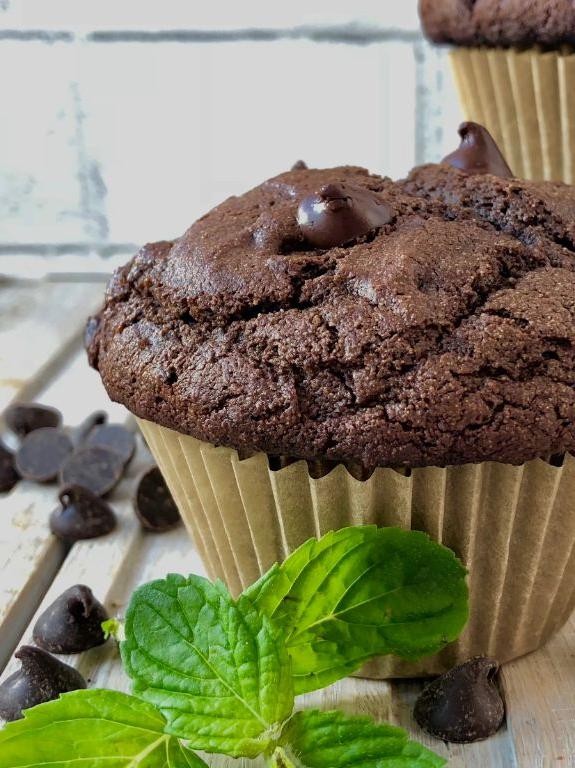 Chocolate Mint Muffins