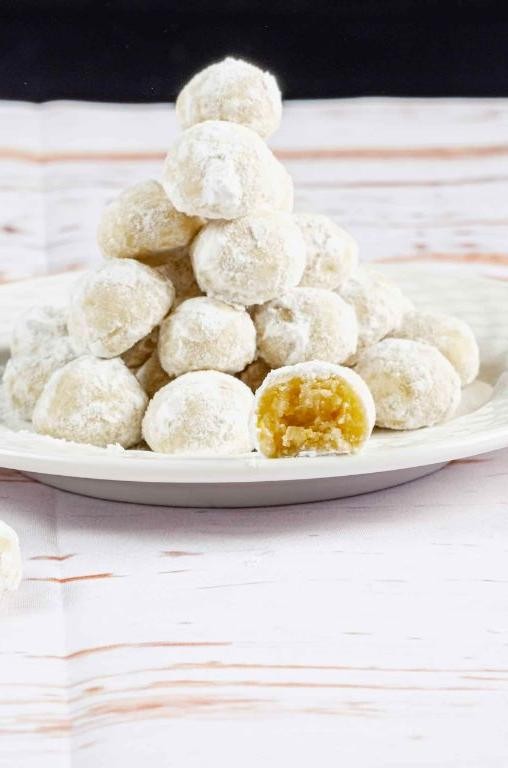 Chocolate Orange Snowball Cookies