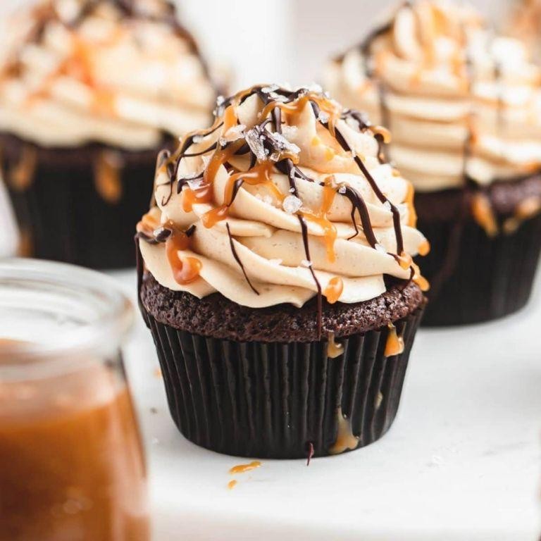 Chocolate Salted Caramel Cupcakes
