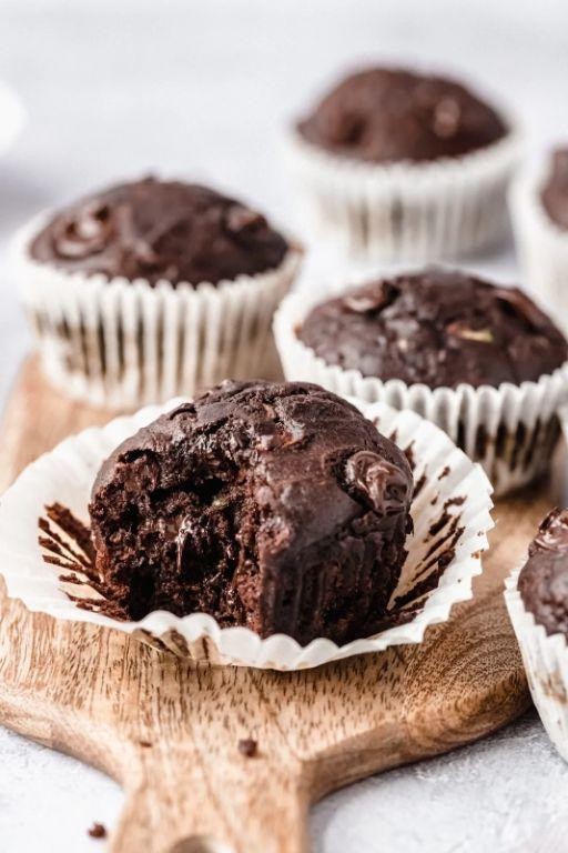 Chocolate Zucchini Muffins