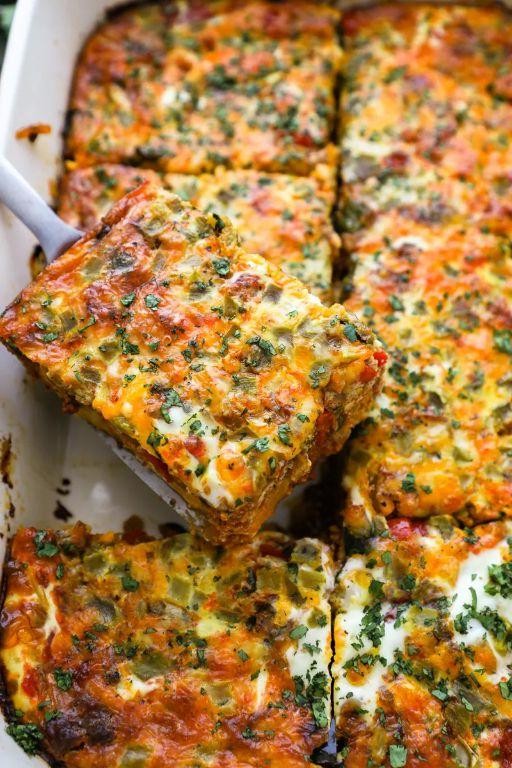Chorizo and Potato Gluten Free Breakfast Casserole