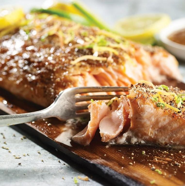 Citrus Herb Cedar Plank Salmon