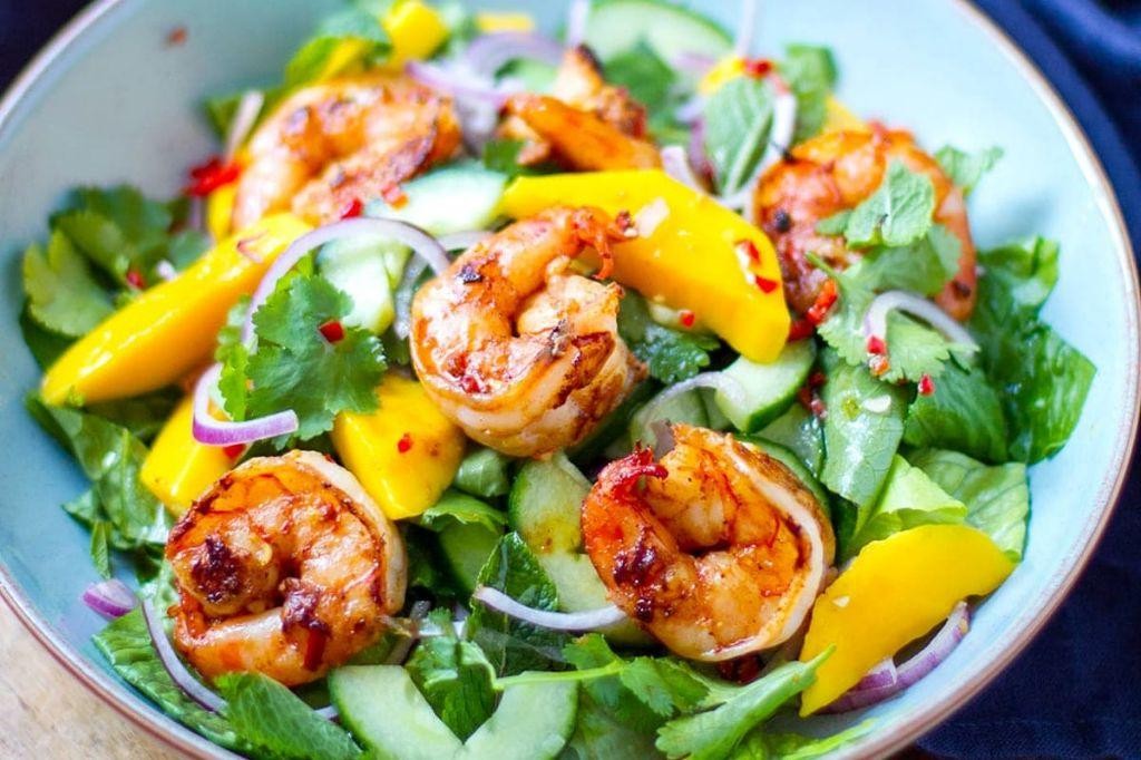 Citrus Shrimp and Mango Salad