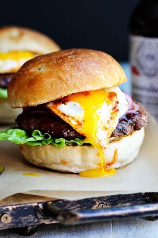 Classic Beef Burgers with Smoky BBQ Sauce